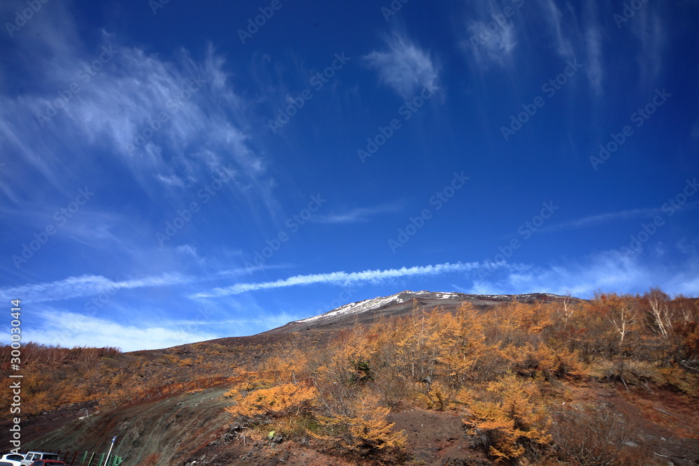 Mount Fuji from autumn to winter