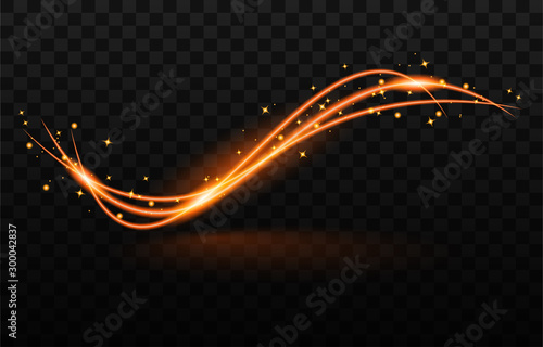 Light streak fast effect. A...