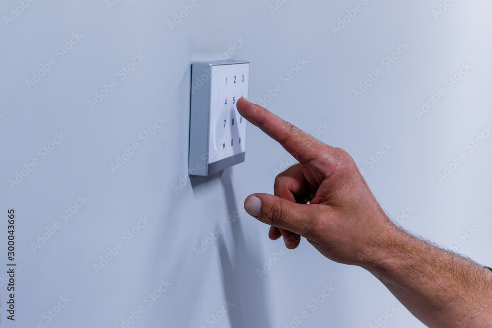 Numeric access control keypad for the server room Numeric access control keypad for the server room