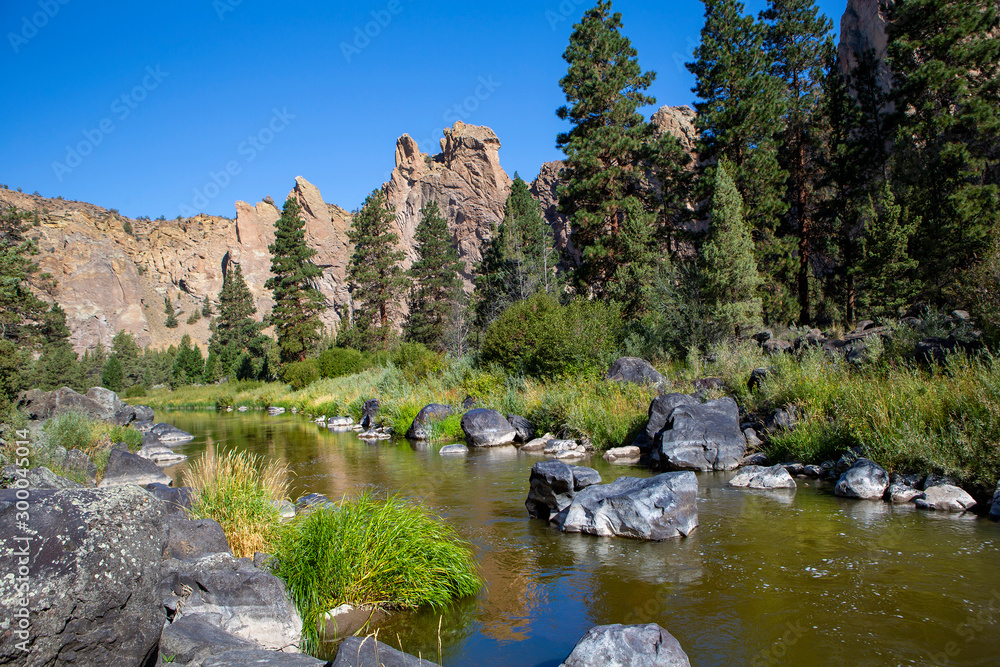 Smith Rock State Park in Oregon, U.S.A.