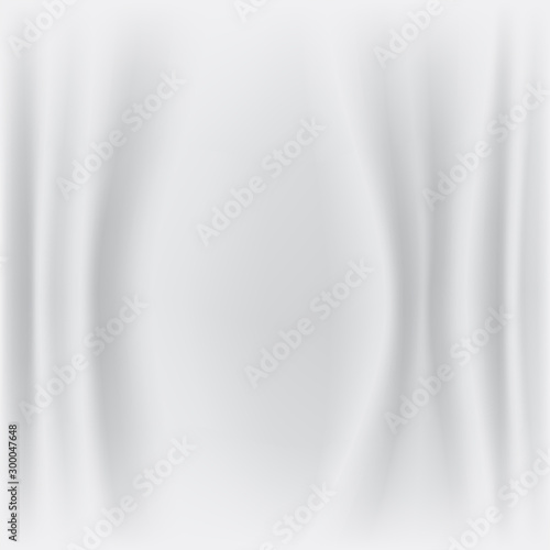 The White Fabric wrinkles background vector illustration.