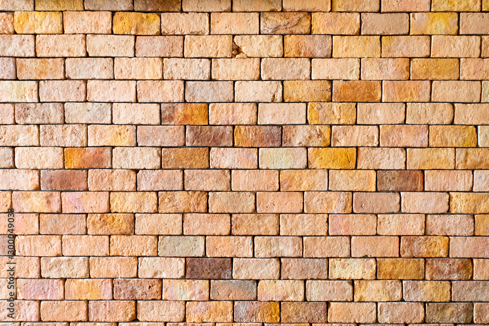 Obraz premium Background of red brick wall texture