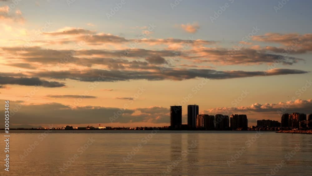 Cityscape Buildings and Clouds in the Afternoon Cityscape Buildings and Clouds in the Afternoon