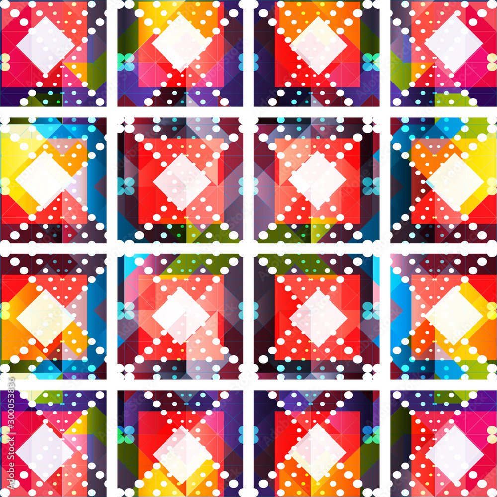 Bright abstract geometric seamless pattern in graffiti style. Quality illustration for your design Bright abstract geometric seamless pattern in graffiti style. Quality illustration for your design