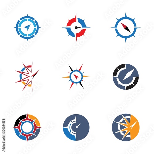 Compass Logo Template