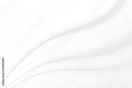 White cloth background, Abstract, soft wave, for wallpaper and desktop. © mr.puy