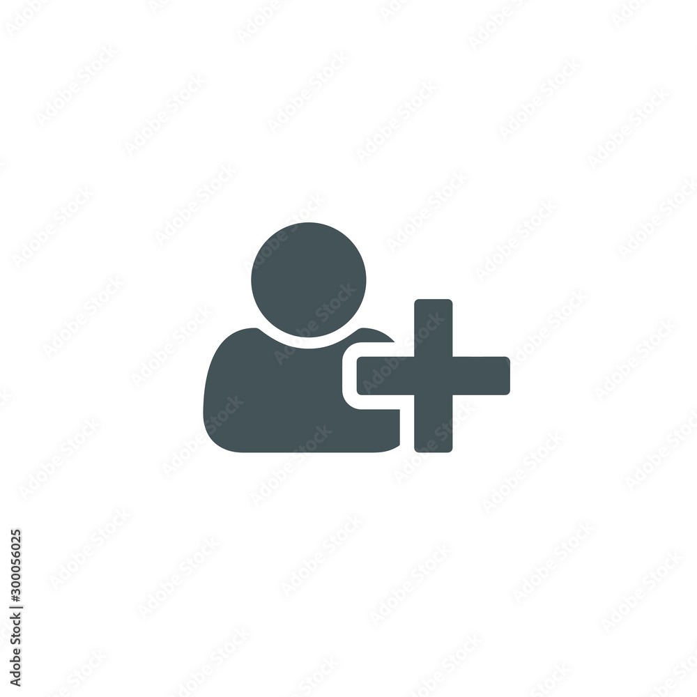 vector add member icon vector add member icon