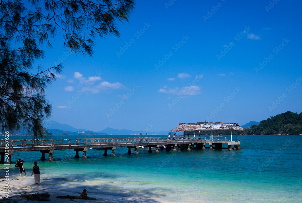 Picture of jetty in Pulau Beras Basah, Langkawi, Malaysia