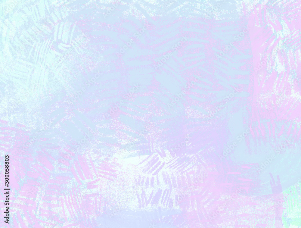 Fototapeta premium Unique abstract dry pastel painting with line rythm and texture. Popular trendy creative design. Ideal dreamy background. Beautiful color dynamic motion digital composition.