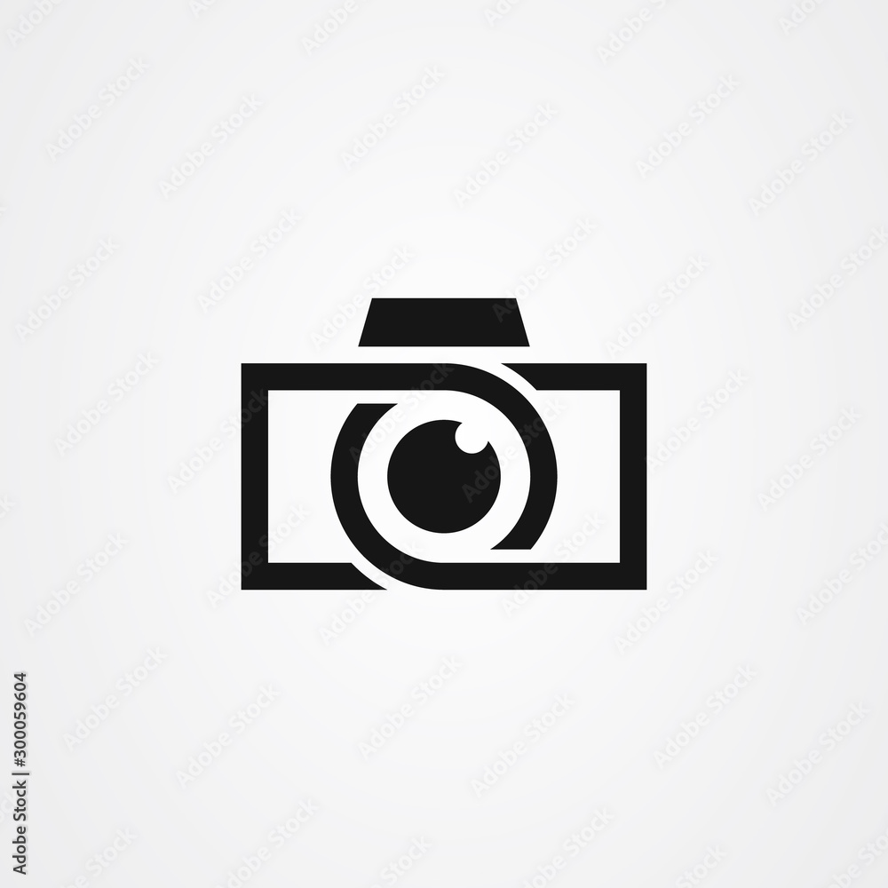 Camera icon vector, Photo studio logo design. Camera icon vector, Photo studio logo design.