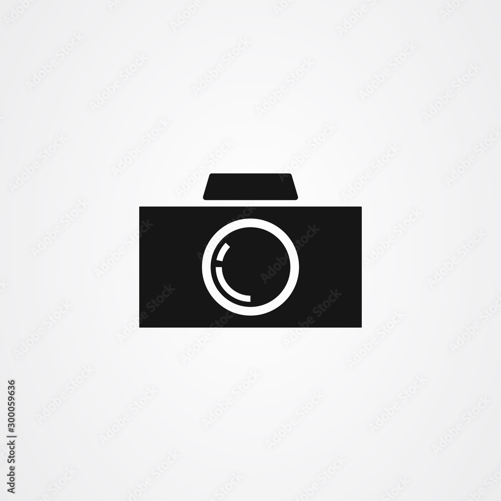 Camera icon vector, Photo studio logo design. Camera icon vector, Photo studio logo design.