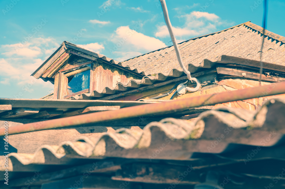 Fototapeta premium old roof