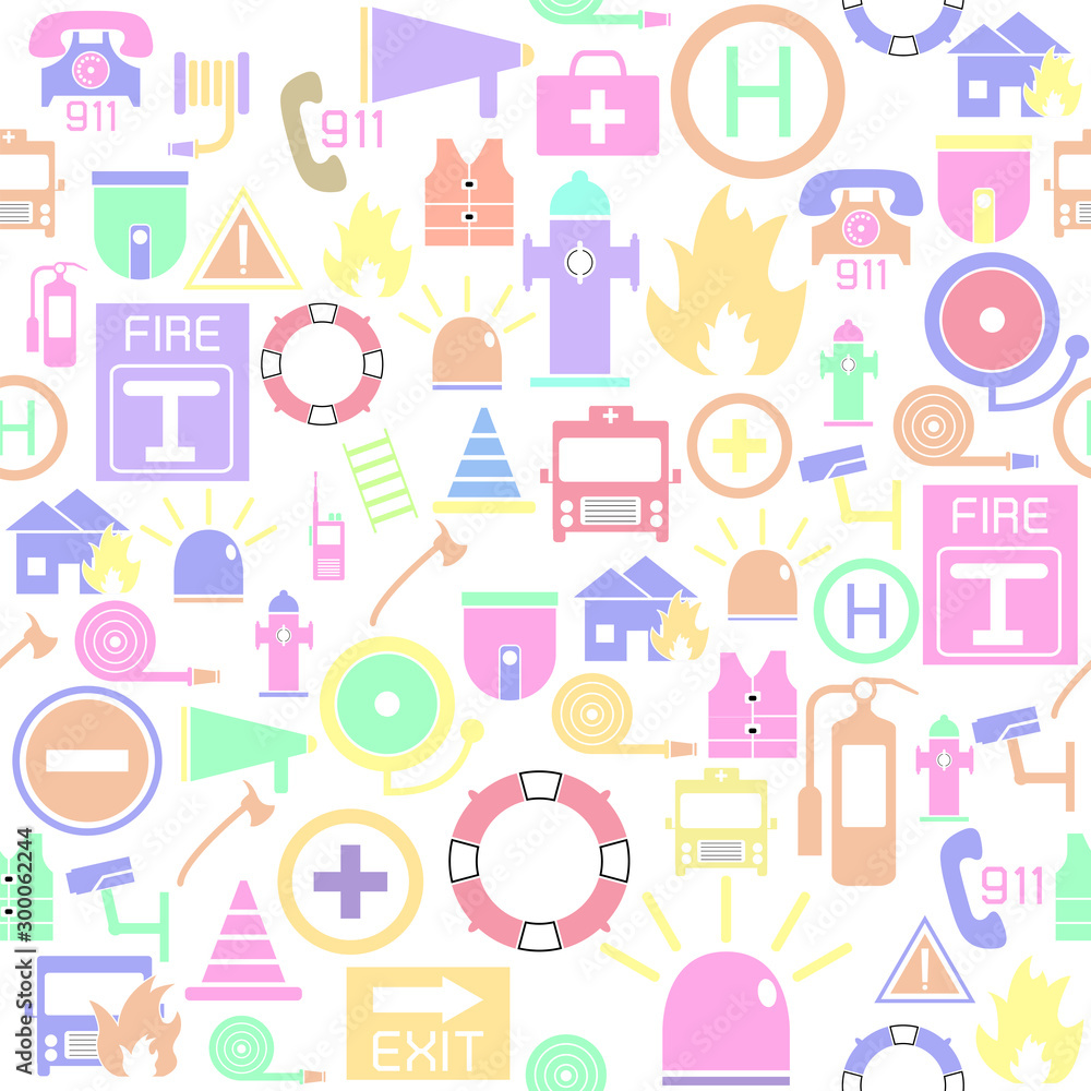 emergency seamless pattern background icon. emergency seamless pattern background icon.