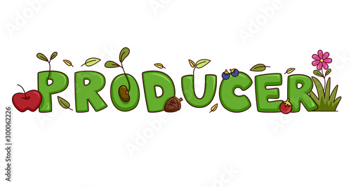 Producer Lettering Illustra...