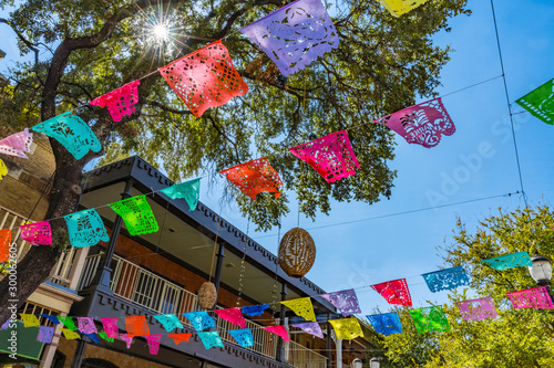 Mexican Market Square Paper Decorations San Antonio Texas