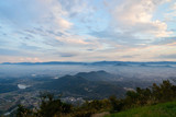 写真素材：城山、山頂からの眺め、坂出、讃岐平野