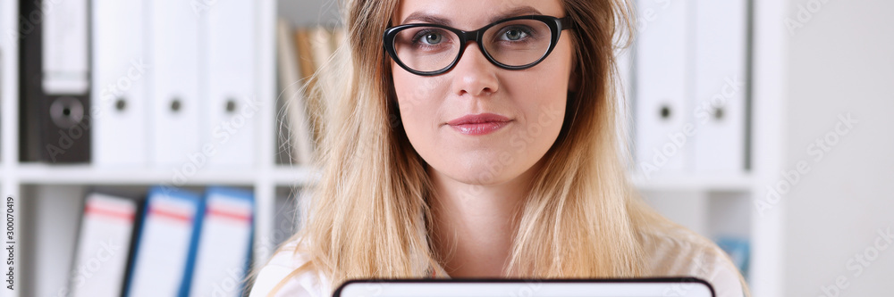 Beautiful businesswoman wearing glasses Beautiful businesswoman wearing glasses