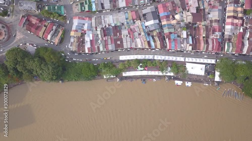 Kuching, Sarawak / Malaysia - October 16 2019: The buildings, landmarks and scenery of the Kuching city, capital of Sarawak, Borneo island photo