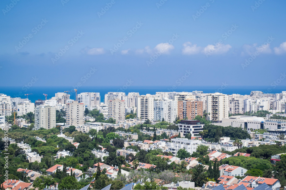 Tel Aviv aerial view of the city