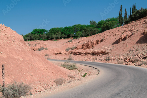 Jewish desert with mountains in Israel