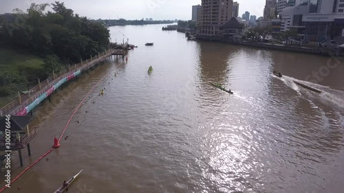 Kuching, Sarawak / Malaysia - October 16 2019: The buildings, landmarks and scenery of the Kuching city, capital of Sarawak, Borneo island photo