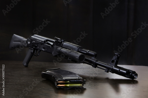 Kalashnikov assault rifle AK 74 7.62mm photo