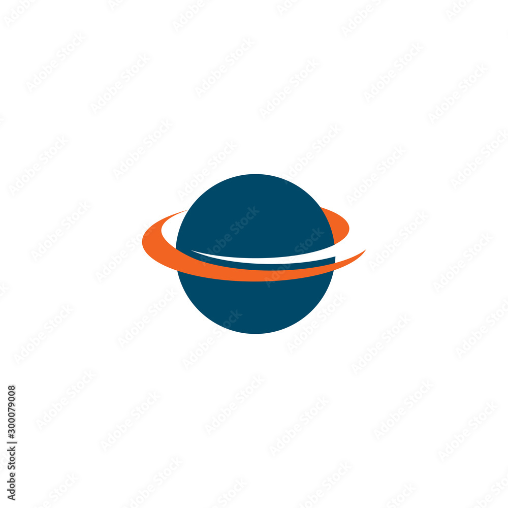 Planet icon logo design vector template Planet icon logo design vector template