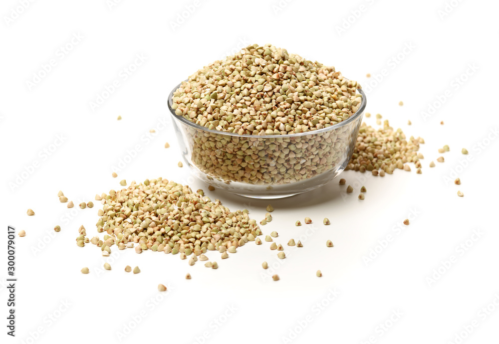 buckwheat isolated on white background buckwheat isolated on white background