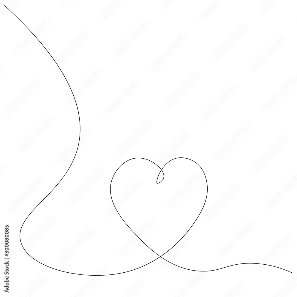 Valentine day heart background design vector illustration