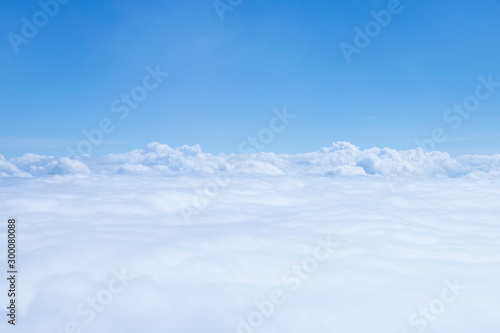 Top view blue sky and cloud. © nuruddean