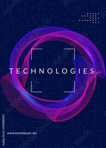 Big data abstract. Digital technology background. Artificial intelligence and deep learning concept. Tech visual for system template. Modern big data abstract backdrop.