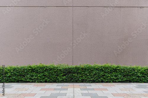 street wall background ,Industrial background, empty grunge urban street with warehouse brick wall