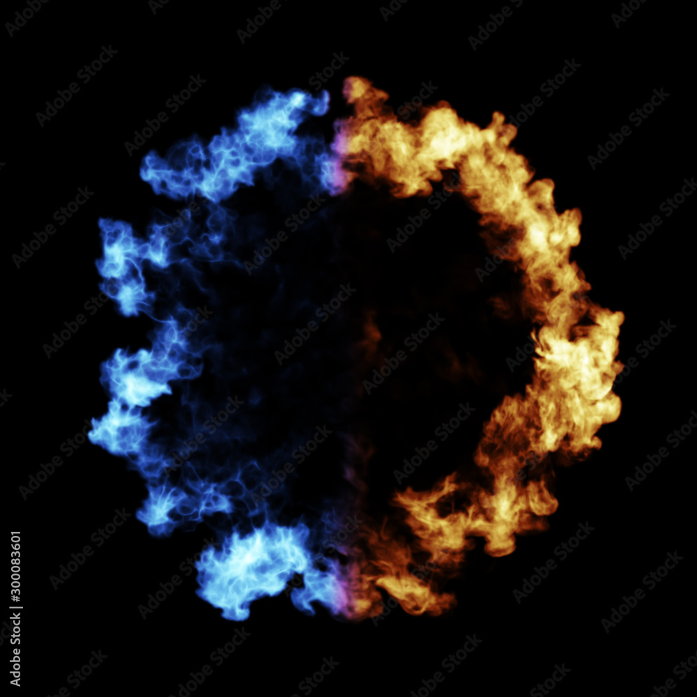 Fire concept design on black gackground. Illustration. Fire concept design on black gackground. Illustration.