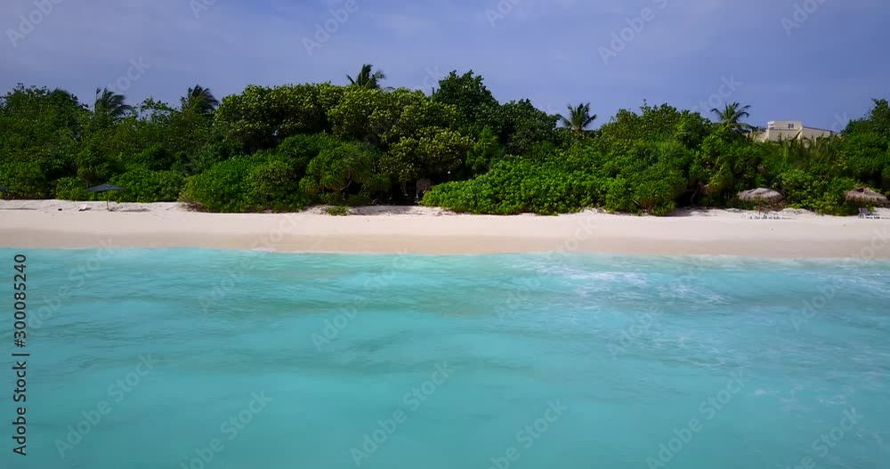 tropical island with palm trees, coconut forest, and luxury resorts surrounded by emerald water with diverse marine life tropical island with palm trees, coconut forest, and luxury resorts surrounded by emerald water with diverse marine life