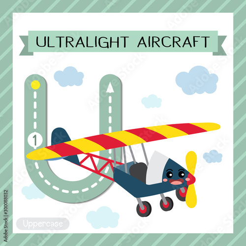 Letter U uppercase tracing. Ultralight Aircraft