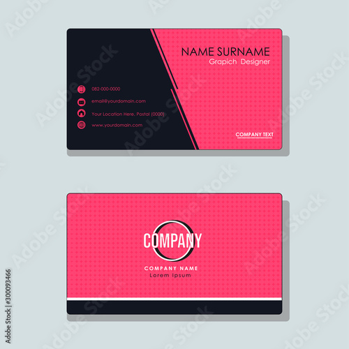 Business cards for your business, simple elegant with logos and icons for your business
