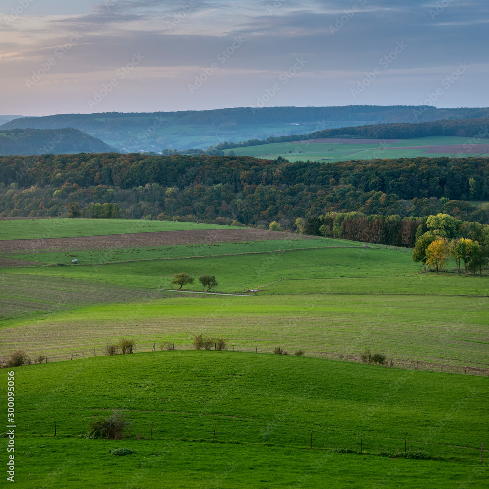 Fototapeta premium beautiful landscape od small switzerland in luxemburg between reisdorf and beaufort