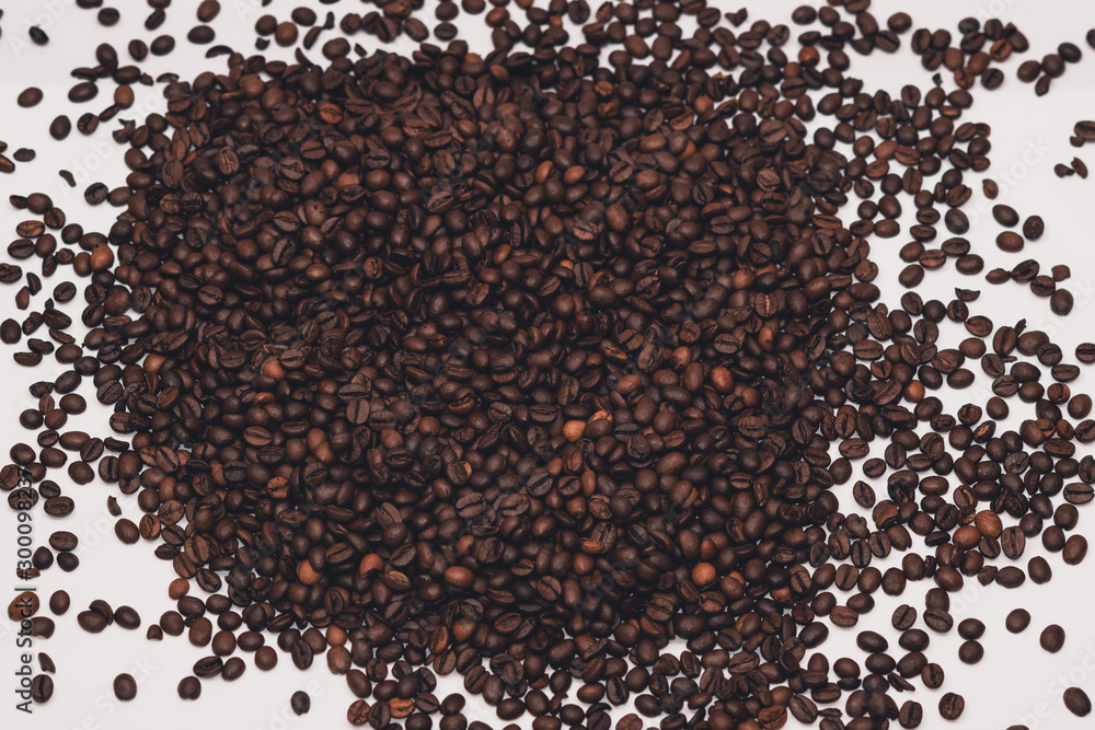 Coffee beans on isolated background. Good for wallpaper and background Coffee beans on isolated background. Good for wallpaper and background