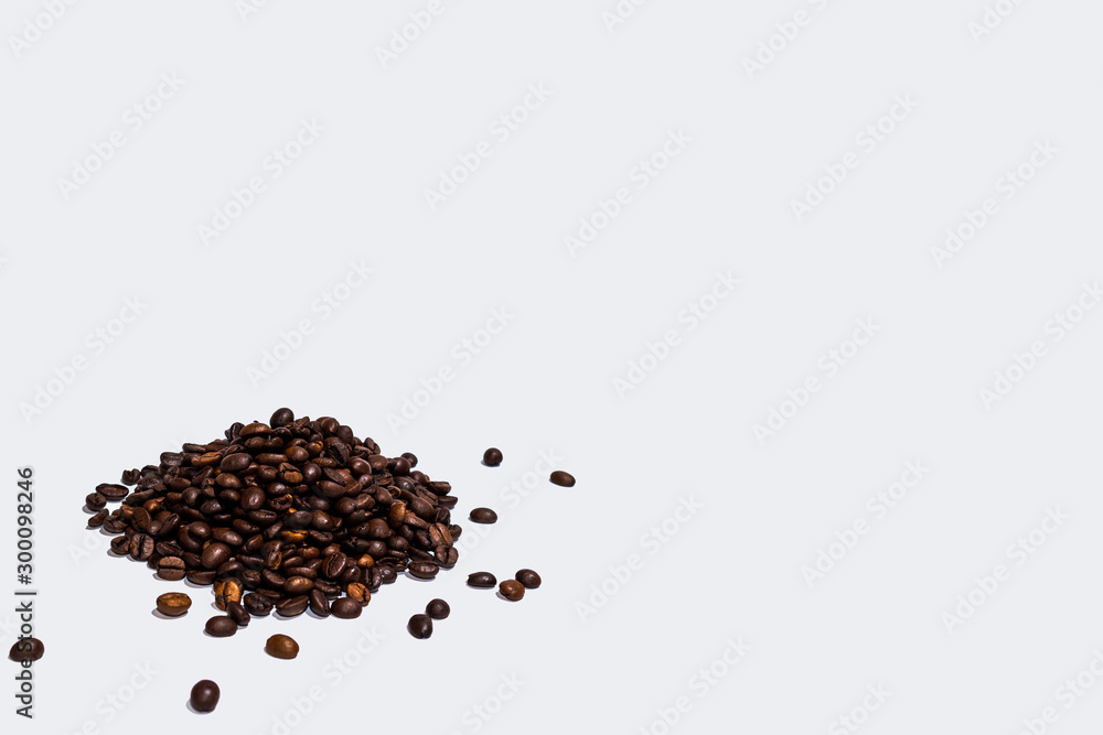 Coffee beans on isolated background. Good for wallpaper and background Coffee beans on isolated background. Good for wallpaper and background