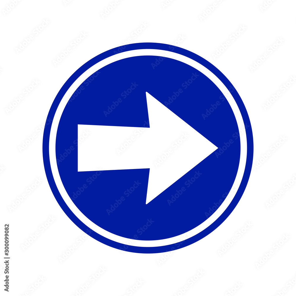 Direction blue arrow street sign vector icon. Keep right sign icon. Trendy flat vector Keep left sign icon on transparent background from traffic sign collection Direction blue arrow street sign vector icon. Keep right sign icon. Trendy flat vector Keep left sign icon on transparent background from traffic sign collection