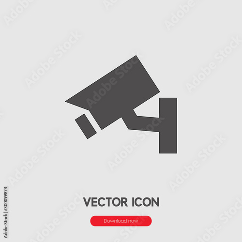 Security camera icon vector sign symbol. Security camera  symbol.