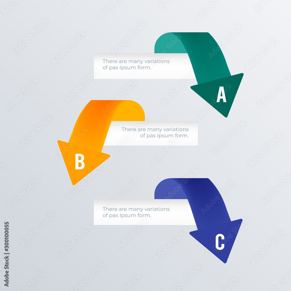 Process arrow infographics template design. Business concept infograph ...