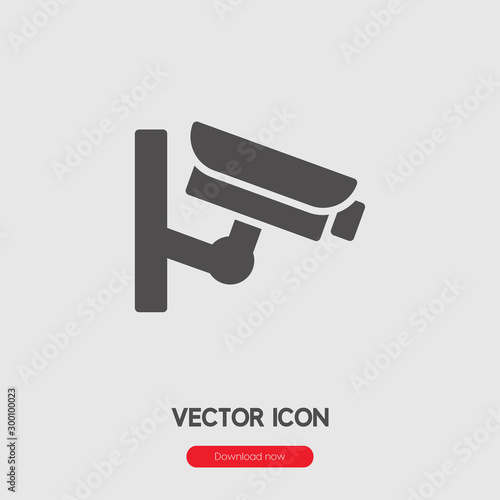 Security camera icon vector sign symbol. Security camera  symbol.