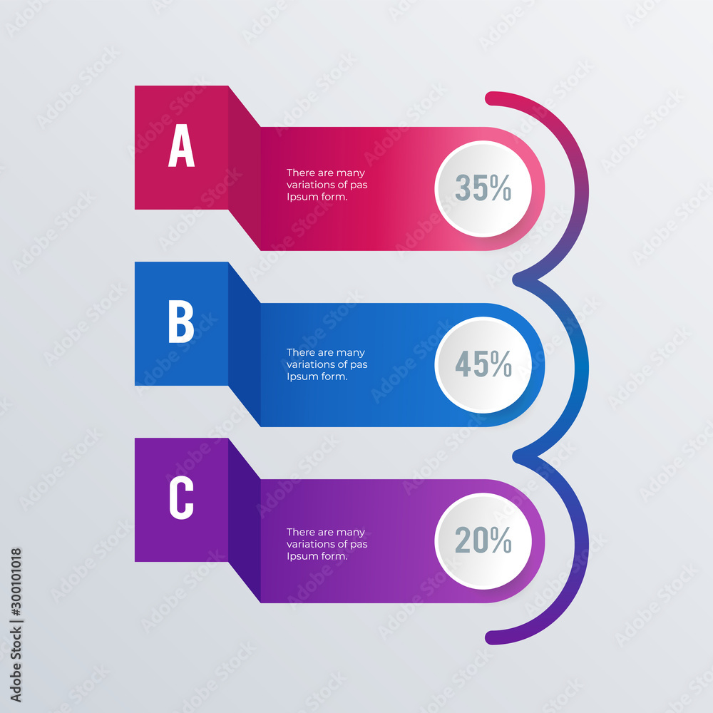 Timeline 3D infographics template design. Business concept infograph with 3 options, steps or processes. Vector visualization can be used for workflow layout, diagram, annual report, web Timeline 3D infographics template design. Business concept infograph with 3 options, steps or processes. Vector visualization can be used for workflow layout, diagram, annual report, web