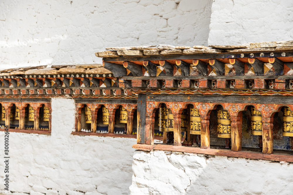 Obraz premium Kyichu Lhakhang Temple in Paro Bhutan