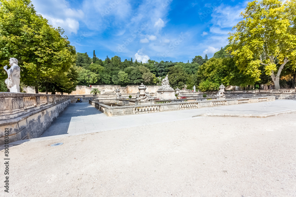 Jardins de la Fontaine, Nîmes, Gard, France 