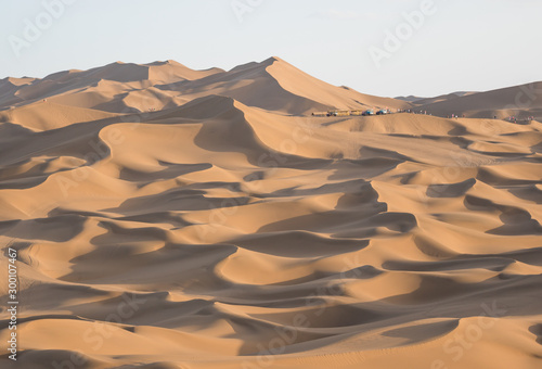 Kumtag Desert  China - a section of the wider Taklamakan Desert  and part of the Tarim Basin  the Kumtag Desert is famous for it s sandy dunes and the beauty of its landscape