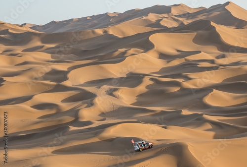 Kumtag Desert, China - a section of the wider Taklamakan Desert, and part of the Tarim Basin, the Kumtag Desert is famous for it's sandy dunes and the beauty of its landscape