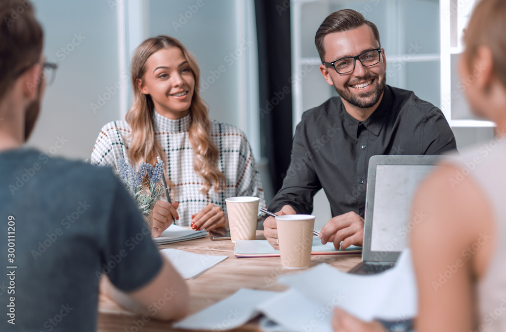 businessman discussing with business team new strategy businessman discussing with business team new strategy
