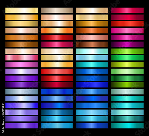 Metal Gradient Collection of Every Color Swatches